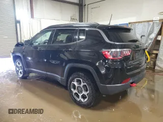 2022 Jeep Compass Trailhawk z VIN 3C4NJDDB5NT148368, wystawiony jako Copart lot #48808755 z przebiegiem 62 060 mil mil oraz Szkoda całkowita • Salvage title. Historia ofert i sprzedaży dostępna na DreamBid. Obrazek 2.