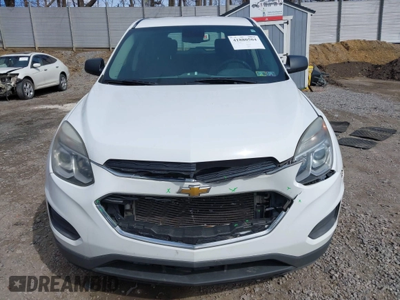 2016 Chevrolet Equinox LS with VIN 2GNFLEEKXG6297876, listed as a IAAI auction lot 41880504 with 121,716 mi miles. Bid and sale history available at carsss.com. Image 12.