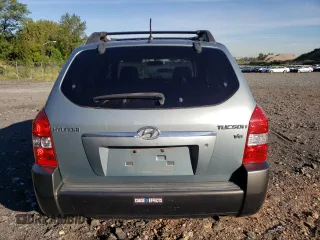 2006 Hyundai Tucson GLS with VIN KM8JN12D16U426014, listed as a Copart auction lot 71228334 with 125,817 mi miles and Clean Title. Bid and sale history available at carsss.com. Image 6.