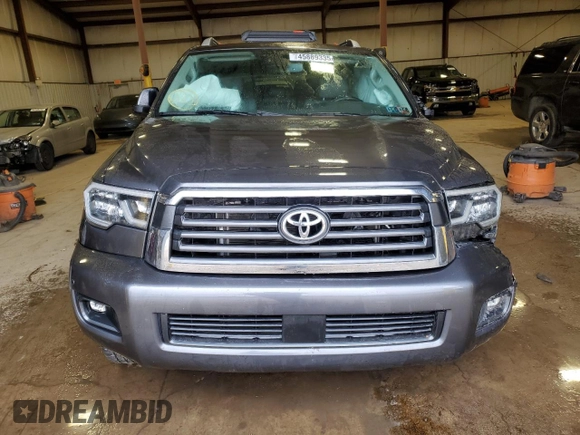 2020 Toyota Sequoia SR5 with VIN 5TDBY5G14LS178489, listed as a Copart auction lot 45889335 with 53,511 mi miles and Salvage Title. Bid and sale history available at carsss.com. Image 5.