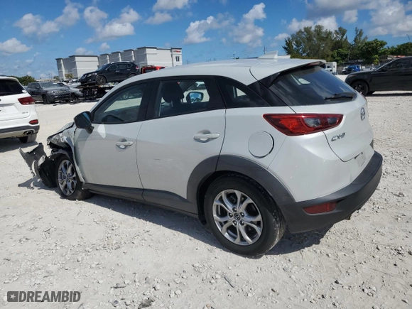 2018 Mazda CX-3 Sport with VIN JM1DKDB71J0327523, listed as a Copart auction lot 44452655 with NaN miles and Salvage Title. Bid and sale history available at carsss.com. Image 2.