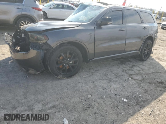 2018 Dodge Durango R/T with VIN 1C4SDJCT5JC187423, listed as a Copart auction lot 50736895 with 76,616 mi miles and Salvage title. Bid and sale history available at DreamBid. Image 1.