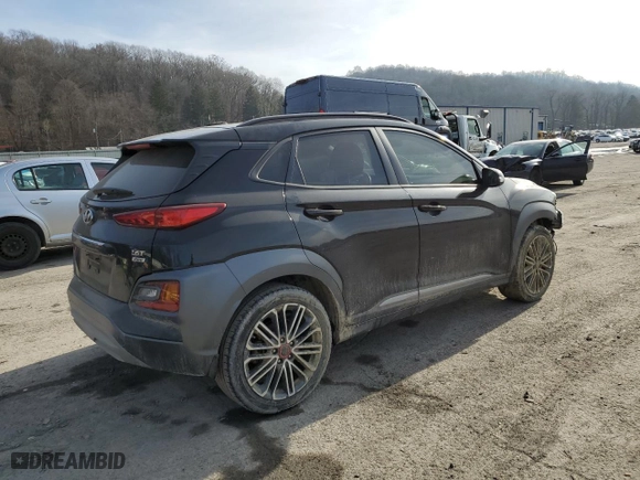 2018 Hyundai Kona Limited with VIN KM8K3CA51JU109388, listed as a Copart auction lot 86516114 with 83,918 mi miles and Salvage Title. Bid and sale history available at carsss.com. Image 3.