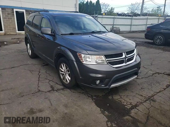 2015 Dodge Journey SXT with VIN 3C4PDDBG1FT725882, listed as a Copart auction lot 55903755 with 111,941 mi miles and Salvage title. Bid and sale history available at DreamBid. Image 14.