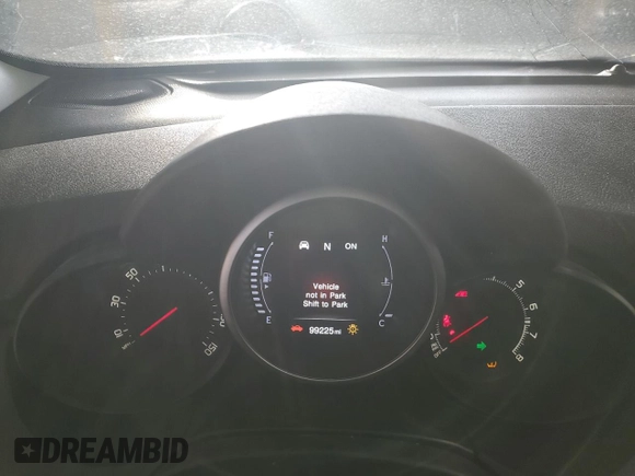 2017 FIAT 500X Urbana Edition with VIN ZFBCFXCB8HP611806, listed as a Copart auction lot 82970814 with 99,225 mi miles and Salvage title. Bid and sale history available at DreamBid. Image 9.