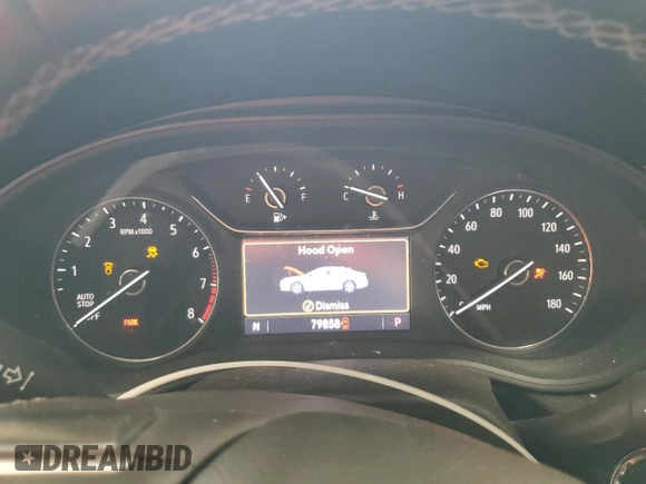 2019 Buick Regal Essence with VIN W04GP6SX4K1045019, listed as a Copart auction lot 60299185 with 79,858 mi miles and Salvage title. Bid and sale history available at DreamBid. Image 9.