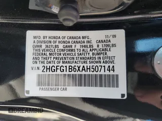 2010 Honda Civic Cpe LX with VIN 2HGFG1B6XAH507144, listed as a Copart auction lot 48334745 with 157,019 mi miles and Salvage Title. Bid and sale history available at carsss.com. Image 13.