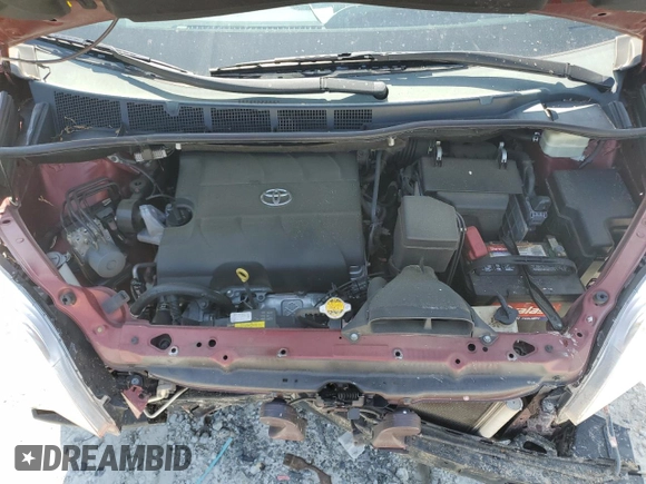 2015 Toyota Sienna LE AAS with VIN 5TDKK3DC3FS607895, listed as a Copart auction lot 54970035 with 145,956 mi miles and Salvage title. Bid and sale history available at DreamBid. Image 12.