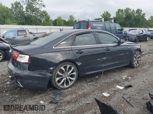 2014 Audi A6 Prestige z VIN WAUHGAFC1EN156688, wystawiony jako Copart lot #63921445 z przebiegiem 110 987 mil mil oraz Czysty tytuł • Clean title. Historia ofert i sprzedaży dostępna na DreamBid. Obrazek 3.