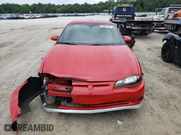 2004 Chevrolet Monte Carlo SS Supercharged with VIN 2G1WZ151849350293, listed as a Copart auction lot 63987774 with 150,373 mi miles and Salvage Title. Bid and sale history available at carsss.com. Image 5.