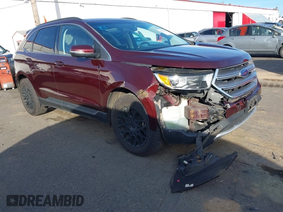 2018 Ford Edge SEL with VIN 2FMPK4J98JBC06837, listed as a IAAI auction lot 41570538 with 117,839 mi miles. Bid and sale history available at carsss.com. Image 6.