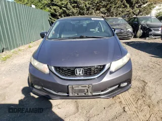 2014 Honda Civic EX-L with VIN 19XFB2F90EE220162, listed as a Copart auction lot 54591795 with 199,340 mi miles and Salvage Title. Bid and sale history available at DreamBid. Image 5.