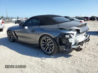 2021 BMW Z4 sDriveM40i with VIN WBAHF9C0XMWX16888, listed as a Copart auction lot 87046144 with 29,408 mi miles and Salvage Title. Bid and sale history available at carsss.com. Image 2.