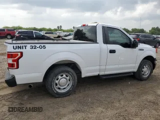 2020 Ford F-150 XL with VIN 1FTMF1C58LKE10017, listed as a Copart auction lot 56325195 with 51,084 mi miles and Salvage title. Bid and sale history available at DreamBid. Image 3.