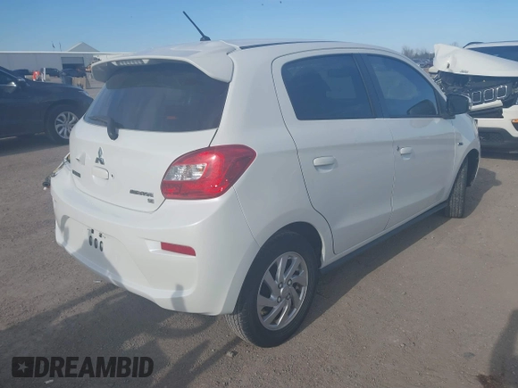 2017 Mitsubishi Mirage SE with VIN ML32A4HJ0HH014703, listed as a IAAI auction lot 41691451 with 74,480 mi miles and . Bid and sale history available at DreamBid. Image 4.