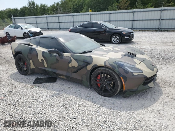 2016 Chevrolet Corvette Z51 2LT z VIN 1G1YK2D75G5108670, wystawiony jako Copart lot #66790664 z przebiegiem 95 642 mil mil oraz Szkoda całkowita • Salvage title. Historia ofert i sprzedaży dostępna na DreamBid. Obrazek 4.