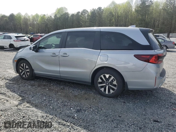 2025 Honda Odyssey EX-L z VIN 5FNRL6H64SB021786, wystawiony jako Copart lot #51176025 z przebiegiem 1 942 mil mil oraz Szkoda całkowita • Salvage title. Historia ofert i sprzedaży dostępna na DreamBid. Obrazek 2.