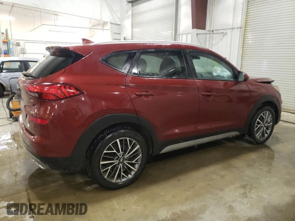 2019 Hyundai Tucson Limited with VIN KM8J3CAL9KU919122, listed as a Copart auction lot 44951195 with 136,175 mi miles and Salvage title. Bid and sale history available at DreamBid. Image 3.