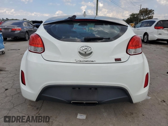2014 Hyundai Veloster with VIN KMHTC6AD5EU213773, listed as a Copart auction lot 74619554 with 98,315 mi miles and Salvage Title. Bid and sale history available at carsss.com. Image 6.