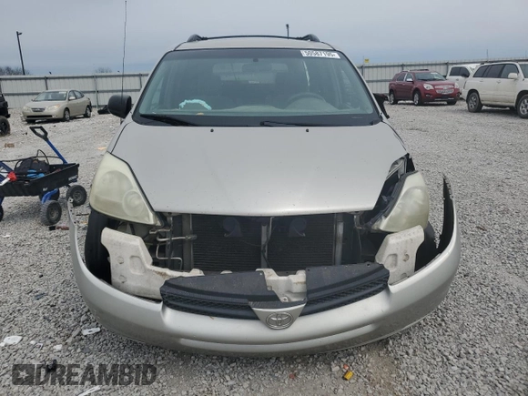 2005 Toyota Sienna CE z VIN 5TDZA23C85S314909, wystawiony jako Copart lot #50587195 z przebiegiem 376 856 mil mil oraz Szkoda całkowita • Salvage title. Historia ofert i sprzedaży dostępna na DreamBid. Obrazek 5.