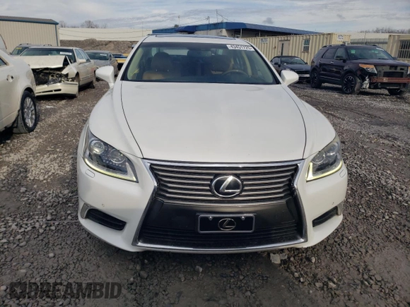 2014 Lexus LS 460 with VIN JTHCL5EF3E5021383, listed as a Copart auction lot 43451725 with 154,154 mi miles and Salvage Title. Bid and sale history available at DreamBid. Image 5.
