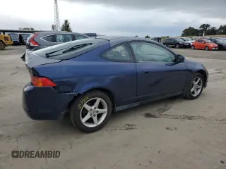 2003 Acura RSX with VIN JH4DC54813C006056, listed as a Copart auction lot 81740484 with 181,090 mi miles and Salvage Title. Bid and sale history available at carsss.com. Image 3.