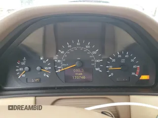 2001 Mercedes-Benz E-Class AWD with VIN WDBJF82J31X054634, listed as a Copart auction lot 81686174 with 139,746 mi miles and Salvage Title. Bid and sale history available at carsss.com. Image 9.