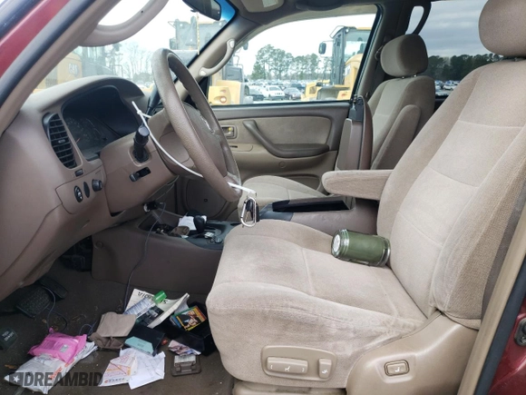 2003 Toyota Sequoia SR5 with VIN 5TDBT44A03S204583, listed as a Copart auction lot 49802095 with 220,613 mi miles and Salvage Title. Bid and sale history available at carsss.com. Image 7.