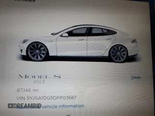 2013 Tesla Model S с VIN 5YJSA1DG5DFP03667, выставлен на аукционе Copart как лот 50607605 с пробегом 87 146 миль миль и Чистый • Clean title. История ставок и продаж доступна на DreamBid. Изображение 9.