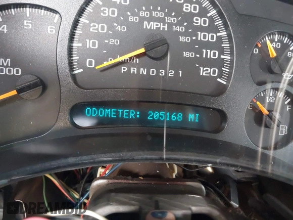 2006 Chevrolet Tahoe LS with VIN 1GNEC13V46R105064, listed as a IAAI auction lot 41398267 with 205,168 mi miles. Bid and sale history available at carsss.com. Image 7.