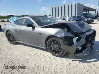 2024 Ford Mustang GT with VIN 1FA6P8CF9R5433682, listed as a Copart auction lot 44315325 with 1,574 mi miles and Salvage Title. Bid and sale history available at DreamBid. Image 4.