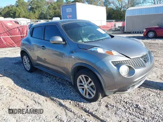 2013 Nissan Juke S with VIN JN8AF5MR6DT203041, listed as a IAAI auction lot 40847523 with 175,704 mi miles. Bid and sale history available at carsss.com. Image 1.