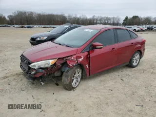 2017 Ford Focus SE with VIN 1FADP3F22HL264053, listed as a Copart auction lot 48172355 with 130,818 mi miles and Salvage Title. Bid and sale history available at DreamBid. Image 1.