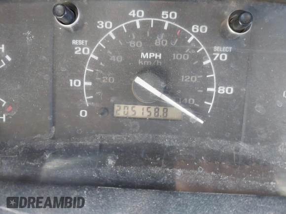 1995 Ford F-150 with VIN 1FTEF15Y0SLA56417, listed as a IAAI auction lot 41912598 with 205,158 mi miles. Bid and sale history available at carsss.com. Image 7.