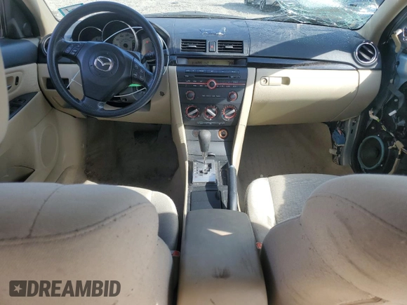 2008 Mazda 3 i Touring Value with VIN JM1BK32F581801017, listed as a Copart auction lot 55089905 with 108,172 mi miles and Salvage Title. Bid and sale history available at DreamBid. Image 8.