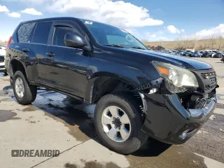 2010 Lexus GX 460 with VIN JTJBM7FX2A5008760, listed as a Copart auction lot 50968425 with 176,285 mi miles and Salvage Title. Bid and sale history available at DreamBid. Image 4.