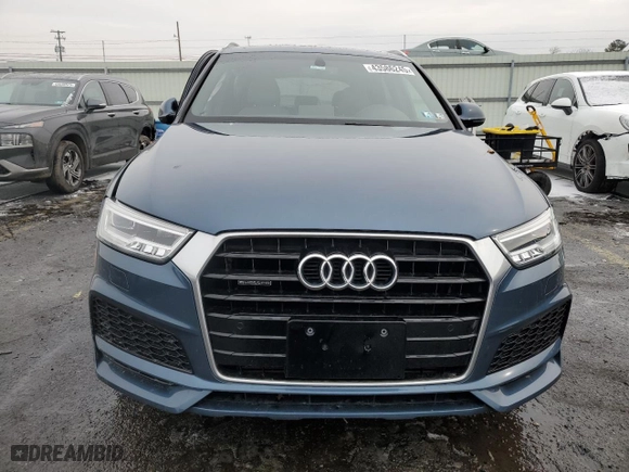 2018 Audi Q3 Premium Plus with VIN WA1JCCFSXJR027607, listed as a Copart auction lot 43586245 with 67,907 mi miles and Salvage Title. Bid and sale history available at carsss.com. Image 5.