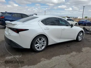2021 Lexus IS 300 with VIN JTHAA1D28M5112488, listed as a Copart auction lot 56002845 with 41,660 mi miles and Salvage title. Bid and sale history available at DreamBid. Image 3.