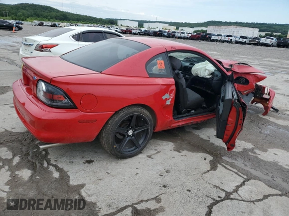1996 Ford Mustang GT with VIN 1FALP42X4TF131093, listed as a Copart auction lot 61013915 with 158,297 mi miles and Salvage title. Bid and sale history available at DreamBid. Image 3.