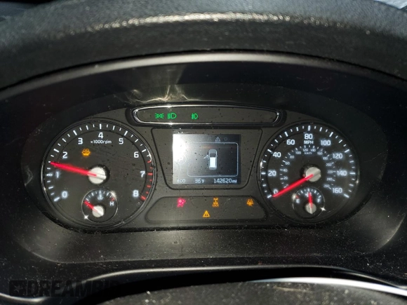 2016 Kia Sorento EX with VIN 5XYPHDA15GG003728, listed as a Copart auction lot 43849025 with 142,620 mi miles and Salvage Title. Bid and sale history available at DreamBid. Image 9.