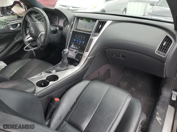 2018 Infiniti Q60 3.0t LUXE with VIN JN1EV7EL3JM392729, listed as a Copart auction lot 45213345 with 68,904 mi miles and Salvage Title. Bid and sale history available at carsss.com. Image 8.