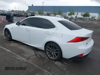 2017 Lexus IS with VIN JTHBA1D21H5049082, listed as a IAAI auction lot 41922059 with 118,019 mi miles. Bid and sale history available at carsss.com. Image 3.