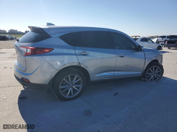 2021 Acura RDX w/Technology Package with VIN 5J8TC1H55ML004531, listed as a Copart auction lot 45998275 with 43,996 mi miles and Salvage Title. Bid and sale history available at carsss.com. Image 3.