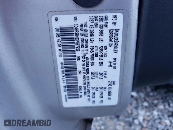 2003 Dodge Durango Sport with VIN 1D4HR38N63F527250, listed as a Copart auction lot 84086334 with 149,441 mi miles and Salvage title. Bid and sale history available at DreamBid. Image 13.