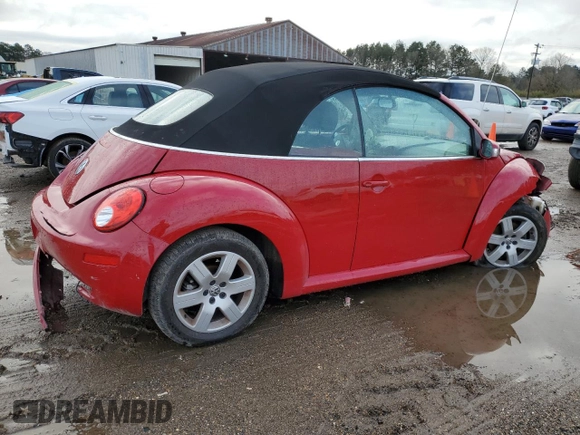 2007 Volkswagen Beetle with VIN 3VWRF31Y17M409883, listed as a Copart auction lot 87929475 with 55,436 mi miles and Salvage Title. Bid and sale history available at DreamBid. Image 3.
