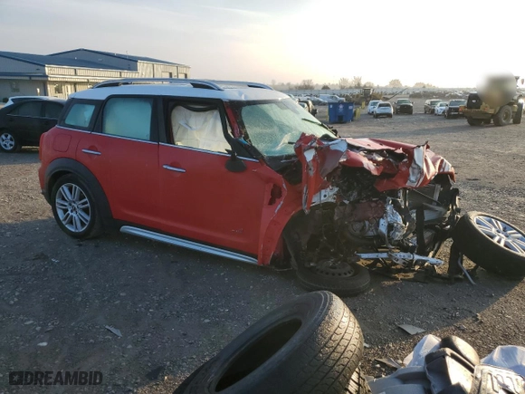 2021 MINI Countryman Cooper S with VIN WMZ83BR08M3M90197, listed as a Copart auction lot 86820454 with 0 mi miles and Salvage Title. Bid and sale history available at carsss.com. Image 4.