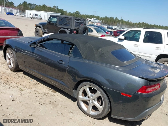 2015 Chevrolet Camaro LT with VIN 2G1FD3D35F9286794, listed as a IAAI auction lot 41787695 with 1 mi miles. Bid and sale history available at carsss.com. Image 3.