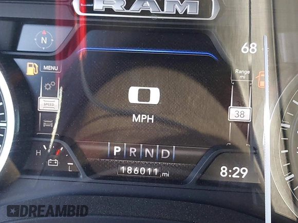 2021 Ram 1500 Big Horn with VIN 1C6SRFFT1MN520081, listed as a IAAI auction lot 42187257 with 186,011 mi miles and . Bid and sale history available at DreamBid. Image 15.