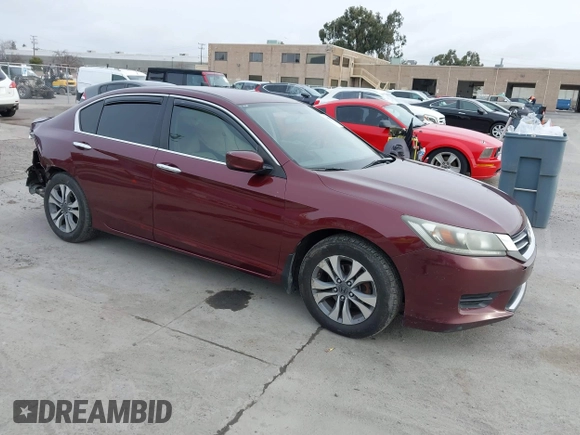 2013 Honda Accord LX z VIN 1HGCR2F39DA283452, wystawiony jako IAAI lot #41600248 z przebiegiem 363 551 mil mil oraz . Historia ofert i sprzedaży dostępna na DreamBid. Obrazek 1.