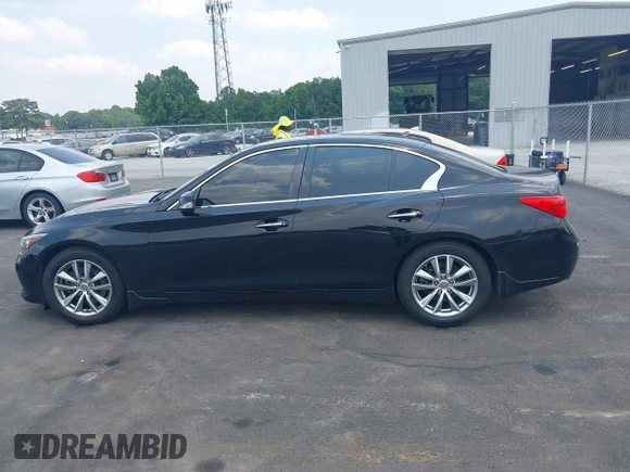 2017 Infiniti Q50 Premium with VIN JN1EV7AP3HM742556, listed as a IAAI auction lot 42416794 with 114,631 mi miles and . Bid and sale history available at DreamBid. Image 14.